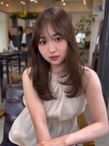 コート 表参道(Cote)&nbsp;美髪レイヤーカット／顔まわりレイヤー／ロングレイヤ 一/前髪