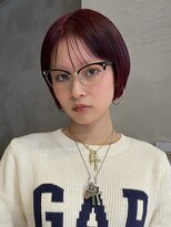 ベチカ(vetica)&nbsp;ボルドーカラー、ショートボブ、ミニボブ