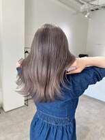 ジュベ(juve.)&nbsp;大分ミディアムロング顔まわりレイヤーカット髪質改善カラー