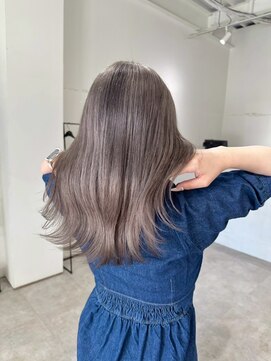 ジュベ(juve.) 大分ミディアムロング顔まわりレイヤーカット髪質改善カラー