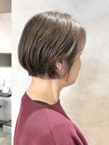 エンクス 天王町店(enx)&nbsp;着物ヘア/ダークアッシュ/ミディアムレイヤーカット/天王町YS21