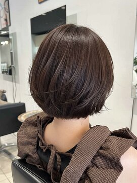 ノア(no_a) 【四条烏丸】レイヤーボブ×グレージュ