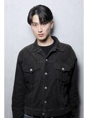 韓国風曲がる縮毛矯正センターパート