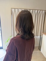 ウイッシュカルム(wishcalm) 艶めくチョコレートブラウン×軽やかレイヤー