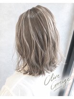 リオラヘアー(Liora hair)&nbsp;ブリーチ/オリーブグレージュ/アッシュベージュ/天神美容室