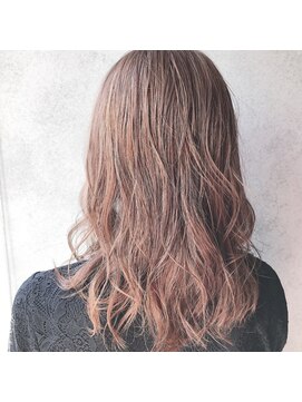 ヘアサロンM 新宿 ピンクベージュ☆【担当 藤巻】