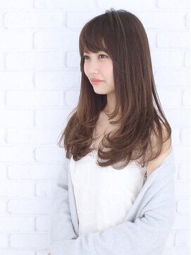 カグヤ ヘアーリンク 森小路店(華月 Hair L.I.N.C.) 毛先シャギー×ベージュカラー