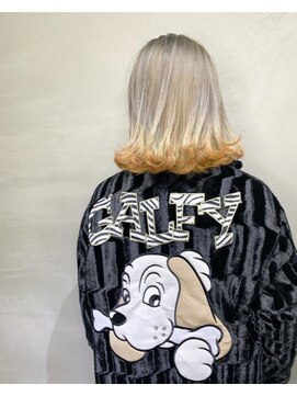 エッジ 下北沢(edge.) 下北沢edge.裾カラーオレンジ