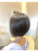 収まりの良いコンパクトボブ♪