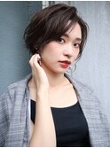 大人かわいい前下がりショート/20代/30代/40代
