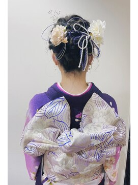 ベルクープス 天王寺店(Belle Coupes) 【ベルクープス天王寺】垣谷千佳　成人式着付けヘアセット