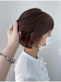 まとまりショートボブ