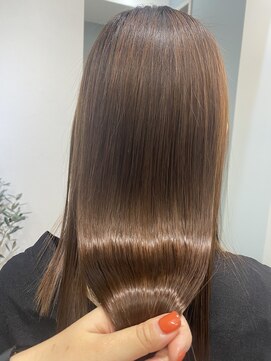 トゥーリ 薬院店(tuuli) 20代30代40代50代ひし形デジタルパーマエアリーミディ黒髪