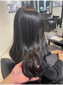 大人ヘアカラー　ミディアム