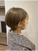 ショートマッシュ/大人可愛い丸みショート/ふんわりショート