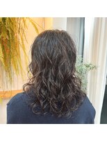 アクセヘアー 町田(acce hair)&nbsp;柔らかミディアムウェーブパーマ