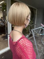 シェル 吉祥寺(shell)&nbsp;ハイトーン_ブロンドヘア_ミニボブ♪
