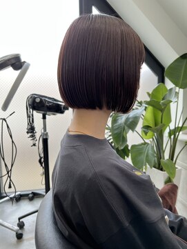 ロンド 表参道店(Lond) 【Lond表参道倉崎涼】ミルクティーカラーが似合うミニボブ！