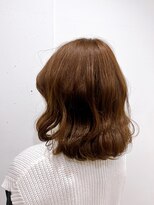 リッチアンドアンジー(RICCI&ANGIE)&nbsp;ボブ　大人可愛い　オレンジブラウン　20代　30代　40代　50代