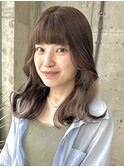 大人っぽ！隠せるバレないインナーカラーベージュ