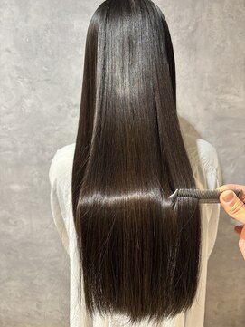 アース 相模大野店(EARTH) 透明感♪【髪質改善】内巻き艶感アッシュ小顔レイヤーカット