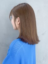 ベージュミディ_グレーベージュレイヤーロング_ba465541