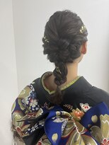 シアー(sheer)&nbsp;《sheer/氏家》＃成人式  #前撮り #編みおろし #金粉