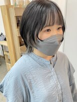 【cuzKLUB】ショートウルフインナーカラーホワイト【池袋】