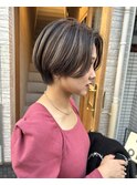ハイライト・ショートボブ