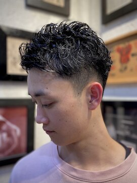 ヒロギンザ 大阪本店(HIRO GINZA) アイロンパーマ×ビジネスショート