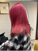 pink color/艶感　ピンクカラー　ストレート