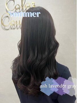 カラークチュール(Color Couture) ボブウルフ/グレージュカラー/黒髪/ココアベージュ/前髪/韓国