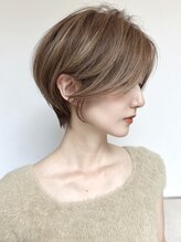 <ショートカット&ショートボブ>カット講師在籍の"sand横浜"×高技術cut*[インナーカラー/ハイライト]
