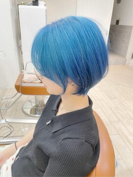 アルクバイネオリーブ 荻窪店(arc by neolive) アイスブルーショート♪