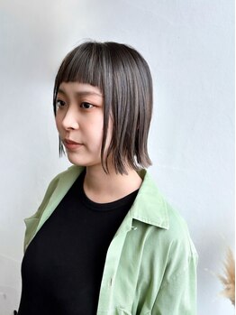 ラカットゾーン(la kutt zone)の写真/髪に優しいケアブリーチご用意◎ダメージケアをしながらカラーを楽しむなら【la kutt zone】にお任せ＊