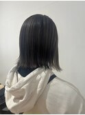 外ハネミディアムボブ×秋冬艶カラー ナチュラルハイライト