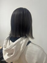 ヴァンカウンシル 清須店(VANCOUNCIL)&nbsp;外ハネミディアムボブ×秋冬艶カラー ナチュラルハイライト