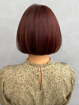 ロイ(Roi) ピンクベージュ_結べるボブ_モーヴカラー20代30代40代