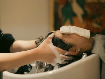 ステム(stem)の写真/《カット＋ヘッドスパ￥5,700～》フルフラットのシャンプー台で忙しい毎日に癒しの時間＊津福/久留米/花畑