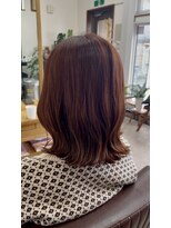 フェルト(FELT) ゆる巻きボブ・スカーレットカラー