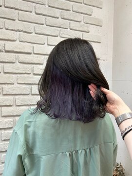 ビランチェ 池袋(bilancia) ラベンダー/インナーカラー/外ハネボブ