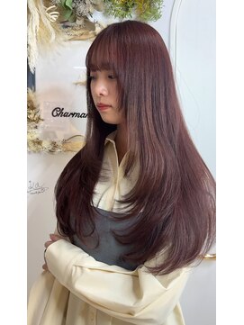 シェルマン(Charmant) 高槻　レイヤーカット　顔周りカット　カラー　学割U24
