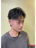 魁人指名　【男性限定】　カット＋フェザーパーマ　￥12100　南船橋