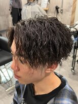 ビカムメンズヘアー 栄店(become men's hair)&nbsp;縦落ちパーマ/ツイストスパイラル/センターパート