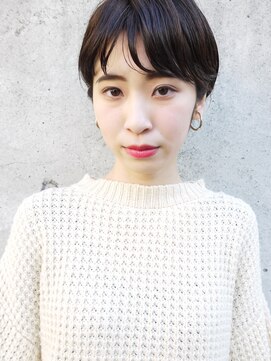 モリオ フロム ロンドン サッポロファクトリー店(morio FROM LONDON) 【morio札幌】札幌ショート　大人かわいい黒髪マッシュショート