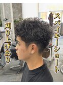 メンズカットスパイキーショート