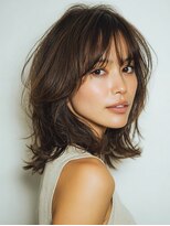 アンサ 小倉店(ANSA)&nbsp;くびれミディレイヤー｜大人の抜け感ヘア