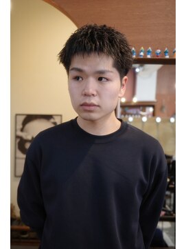 エディ(Edy) メンズスパイキーショート刈り上げスパイキーボックスショート