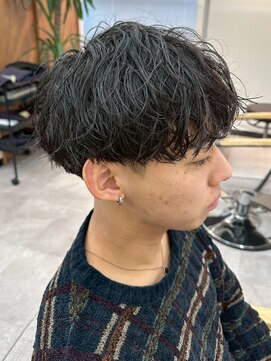 スターズレイ 本川越(STARS ray) 刈り上げ ツーブロック マッシュ ニュアンスパーマ メンズカット