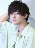 ニュアンスパーマ/波巻きツイストスパイラル[新宿/メンズ/men's]